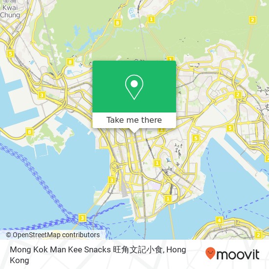 Mong Kok Man Kee Snacks 旺角文記小食 map
