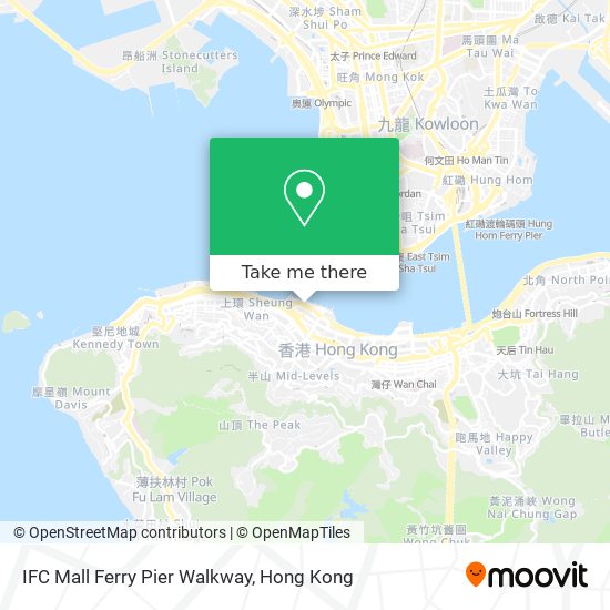 IFC Mall Ferry Pier Walkway map