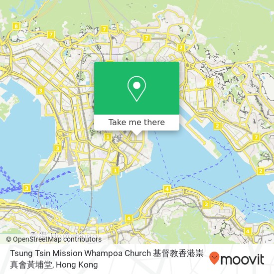 Tsung Tsin Mission Whampoa Church 基督教香港崇真會黃埔堂 map