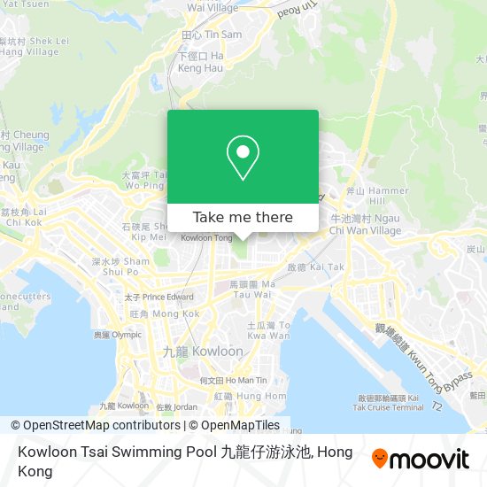 Kowloon Tsai Swimming Pool 九龍仔游泳池 map