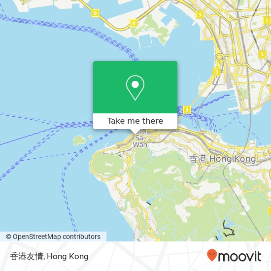 香港友情 map