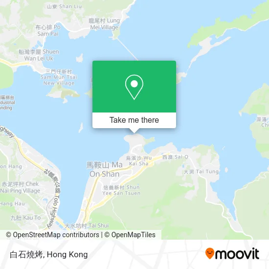 白石燒烤地圖