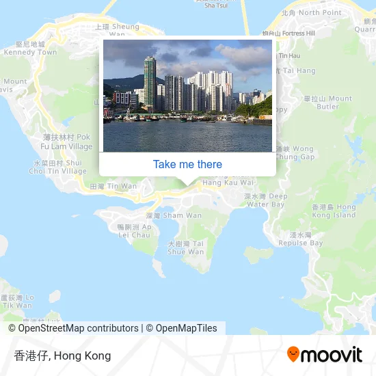 香港仔 map