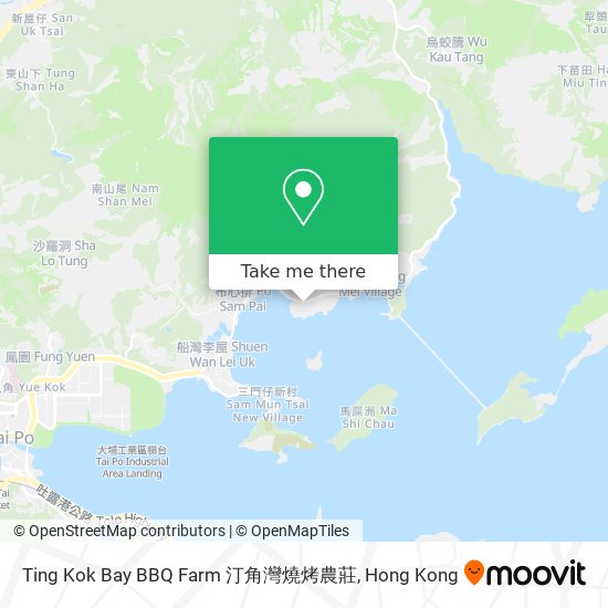 Ting Kok Bay BBQ Farm 汀角灣燒烤農莊 map