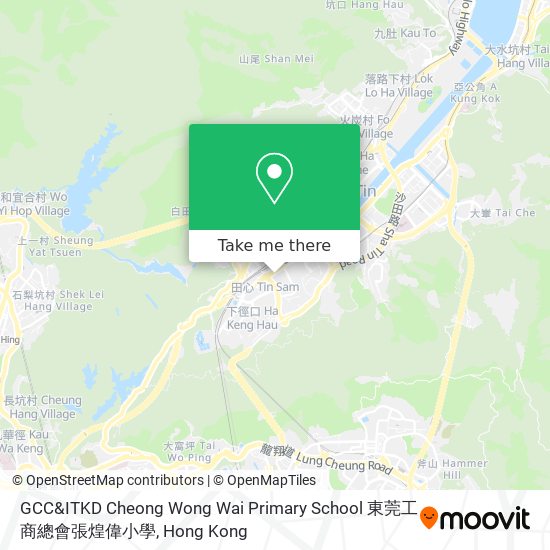 GCC&ITKD Cheong Wong Wai Primary School 東莞工商總會張煌偉小學地圖