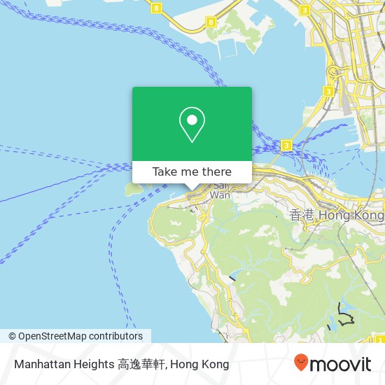 Manhattan Heights 高逸華軒 map