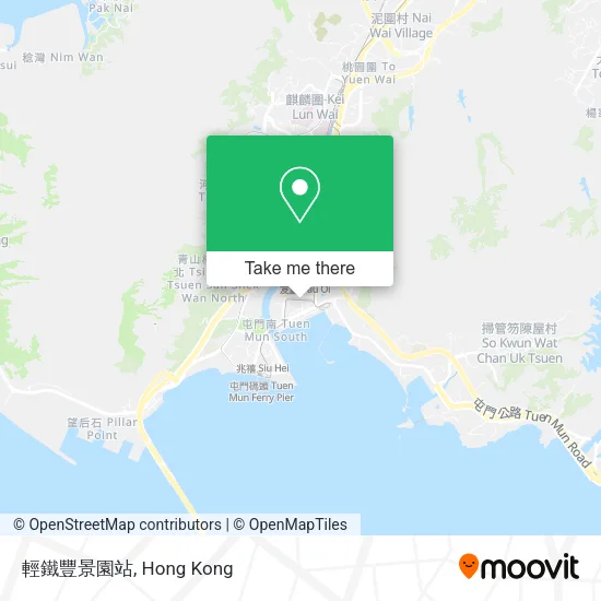 輕鐵豐景園站 map