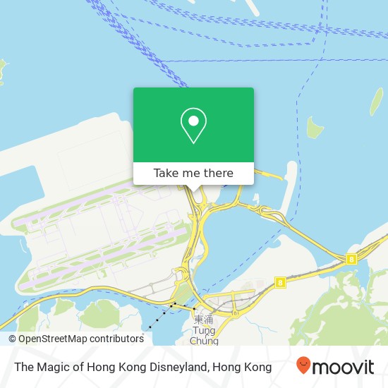 The Magic of Hong Kong Disneyland map