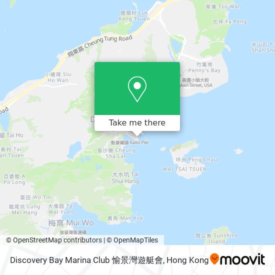 Discovery Bay Marina Club 愉景灣遊艇會 map