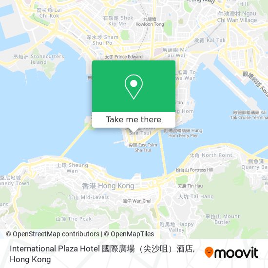 International Plaza Hotel 國際廣場（尖沙咀）酒店 map