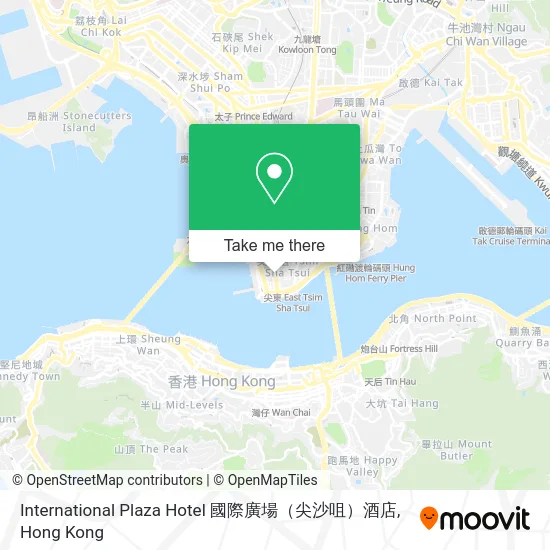 International Plaza Hotel 國際廣場（尖沙咀）酒店地圖