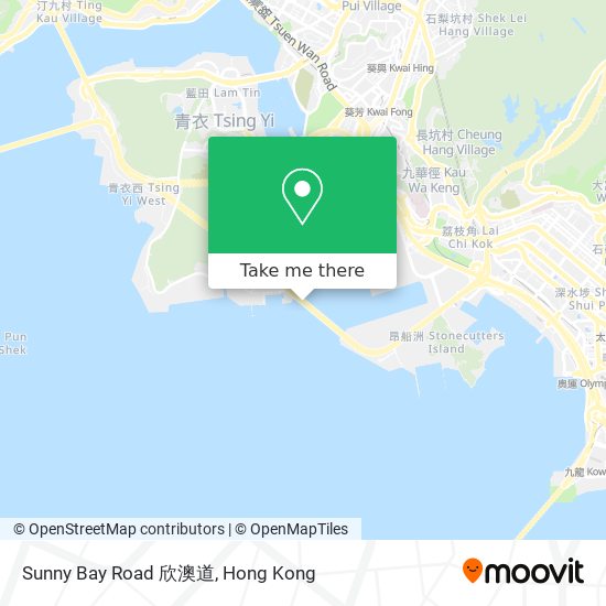 Sunny Bay Road 欣澳道 map