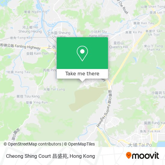 Cheong Shing Court 昌盛苑地圖