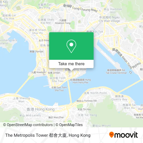 The Metropolis Tower 都會大廈 map