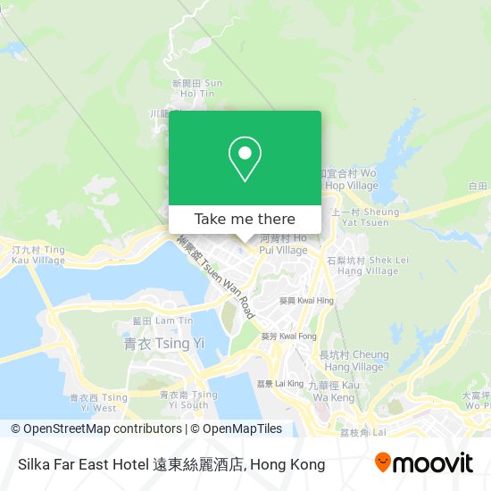 Silka Far East Hotel 遠東絲麗酒店 map