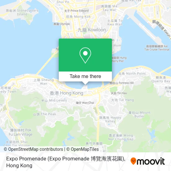 Expo Promenade (Expo Promenade 博覽海濱花園) map