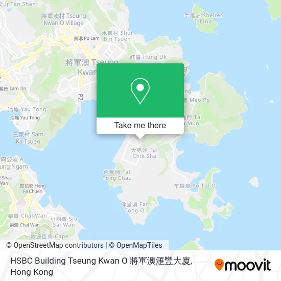 HSBC Building Tseung Kwan O 將軍澳滙豐大廈 map
