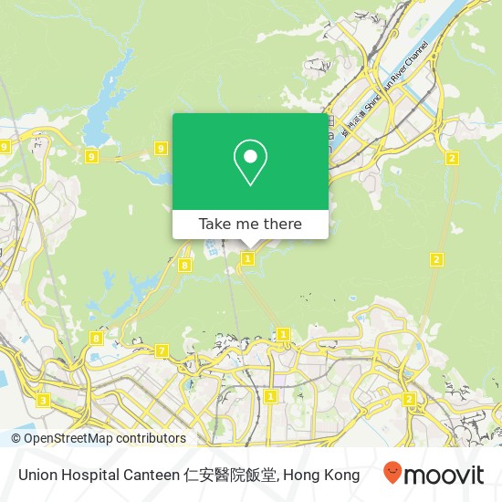 Union Hospital Canteen 仁安醫院飯堂 map