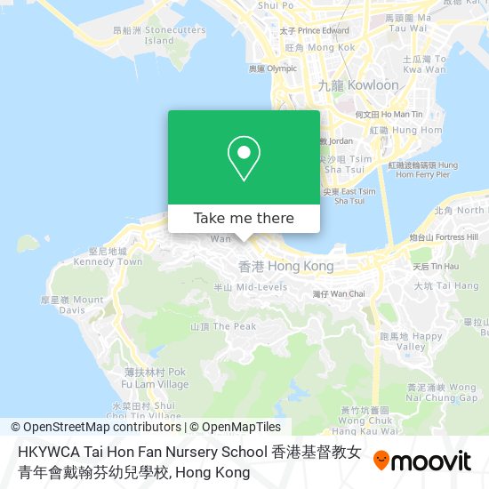 HKYWCA Tai Hon Fan Nursery School 香港基督教女青年會戴翰芬幼兒學校 map