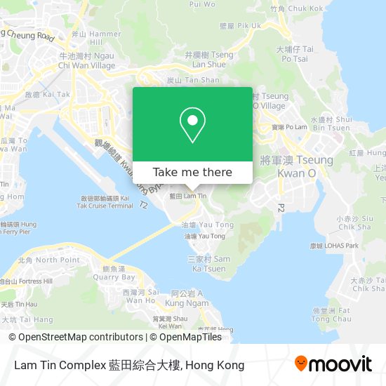 Lam Tin Complex 藍田綜合大樓 map