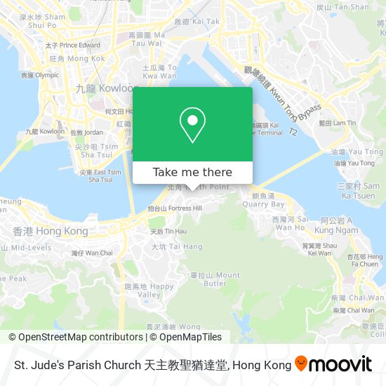 St. Jude's Parish Church 天主教聖猶達堂 map