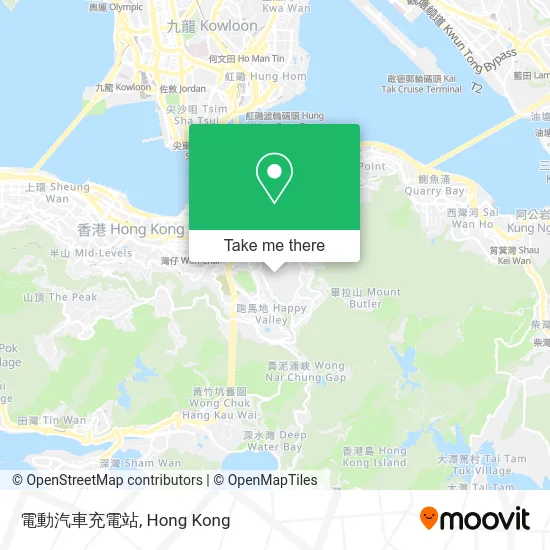 電動汽車充電站 map