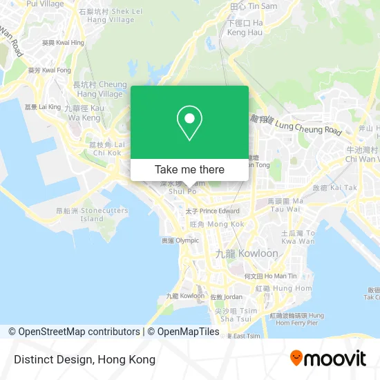 Distinct Design map