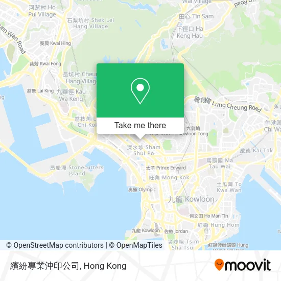 繽紛專業沖印公司地圖