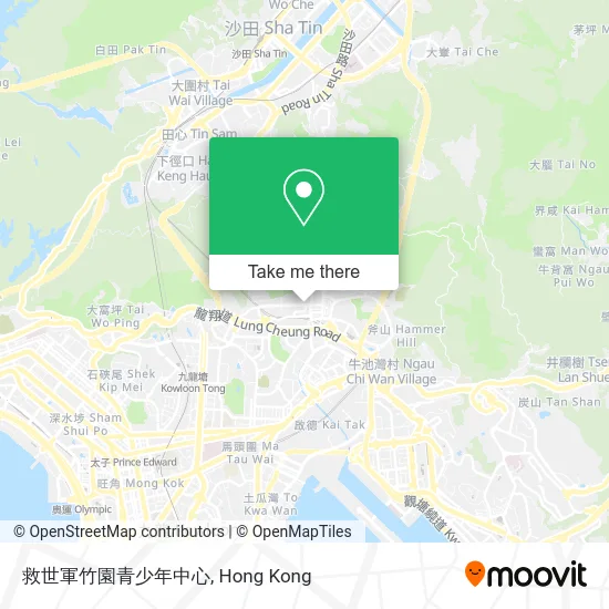 救世軍竹園青少年中心地圖