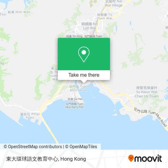 東大環球語文教育中心地圖