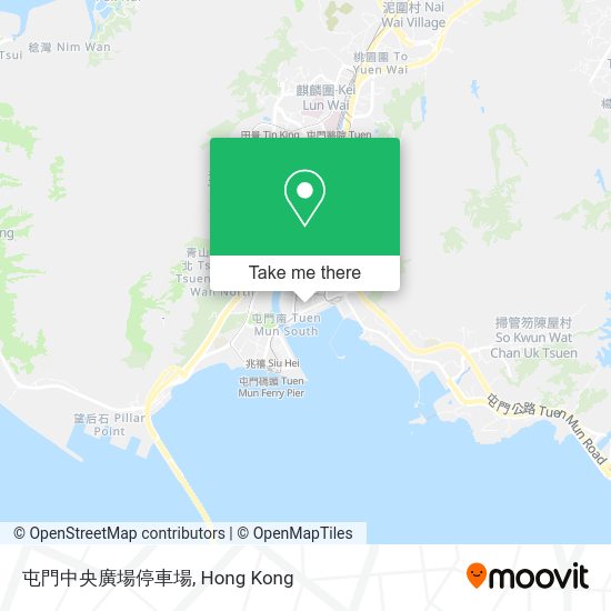 屯門中央廣場停車場地圖