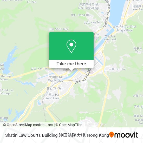 Shatin Law Courts Building 沙田法院大樓 map