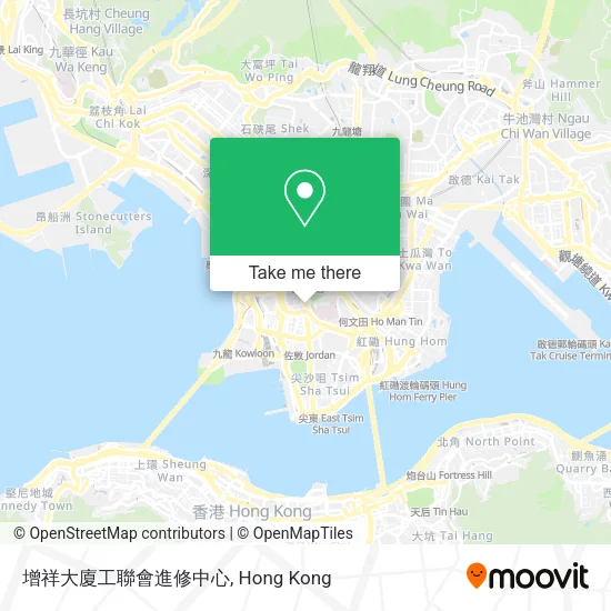 增祥大廈工聯會進修中心地圖