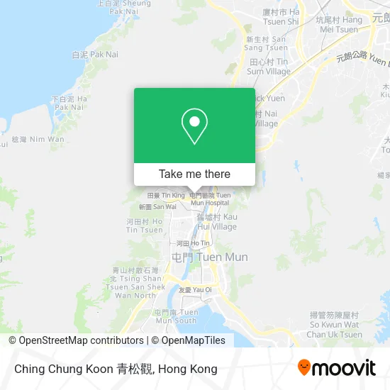 Ching Chung Koon 青松觀地圖