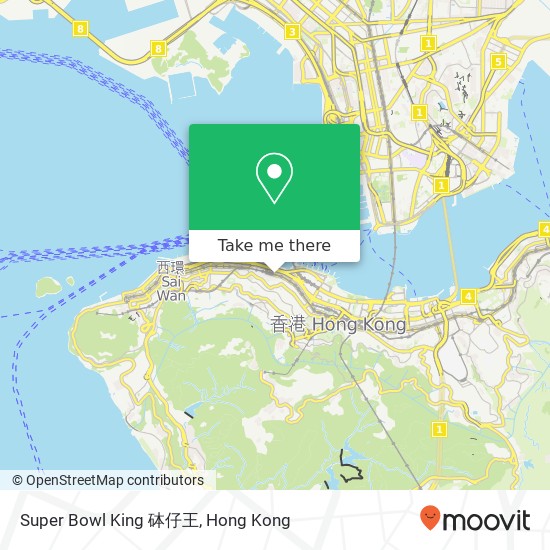 Super Bowl King 砵仔王 map