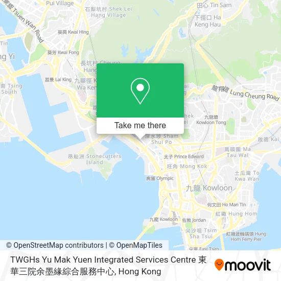 TWGHs Yu Mak Yuen Integrated Services Centre 東華三院余墨緣綜合服務中心 map
