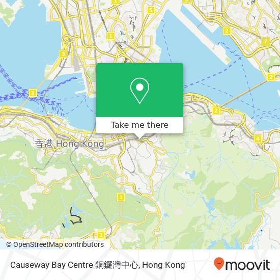 Causeway Bay Centre 銅鑼灣中心 map