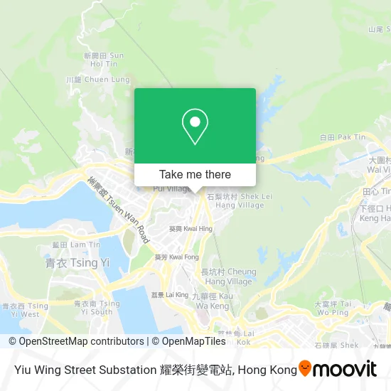 Yiu Wing Street Substation 耀榮街變電站 map