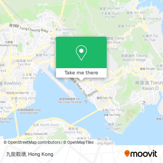 九龍觀塘 map