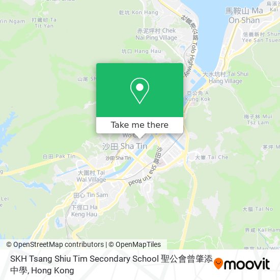 SKH Tsang Shiu Tim Secondary School 聖公會曾肇添中學 map