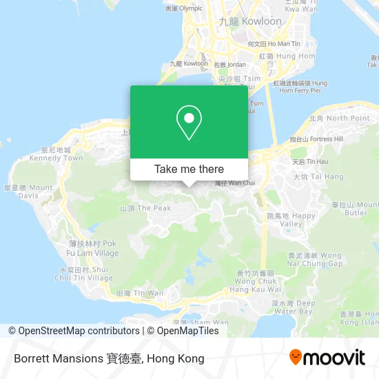 Borrett Mansions 寶德臺 map