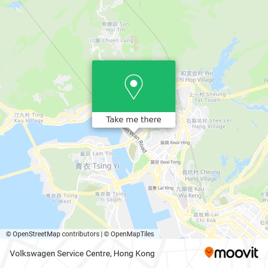 Volkswagen Service Centre map