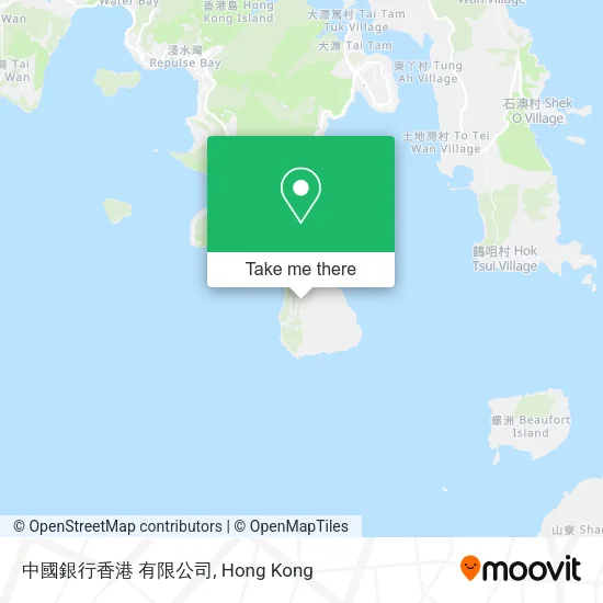 中國銀行香港 有限公司地圖