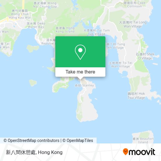 新八間休憩處地圖