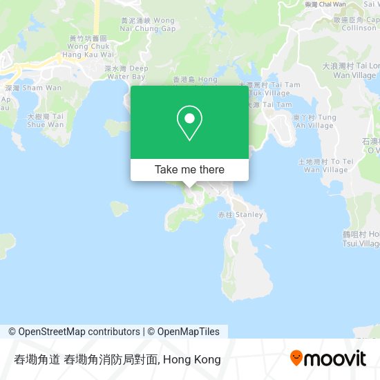舂墈角道 舂墈角消防局對面地圖