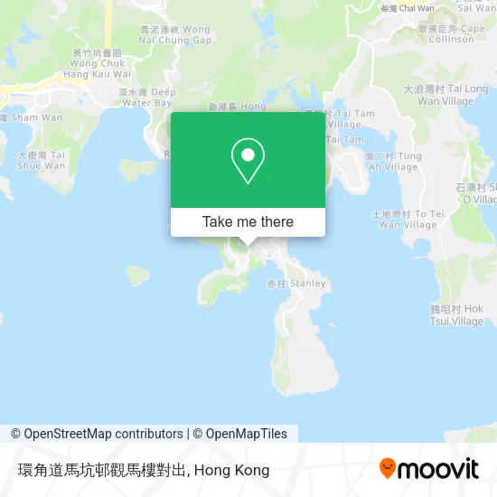 環角道馬坑邨觀馬樓對出地圖