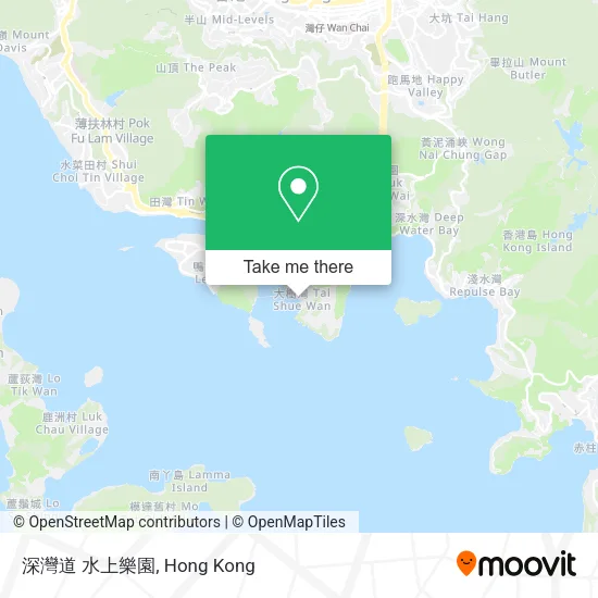 深灣道 水上樂園地圖