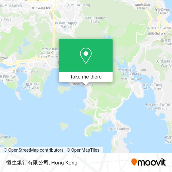 恒生銀行有限公司 map