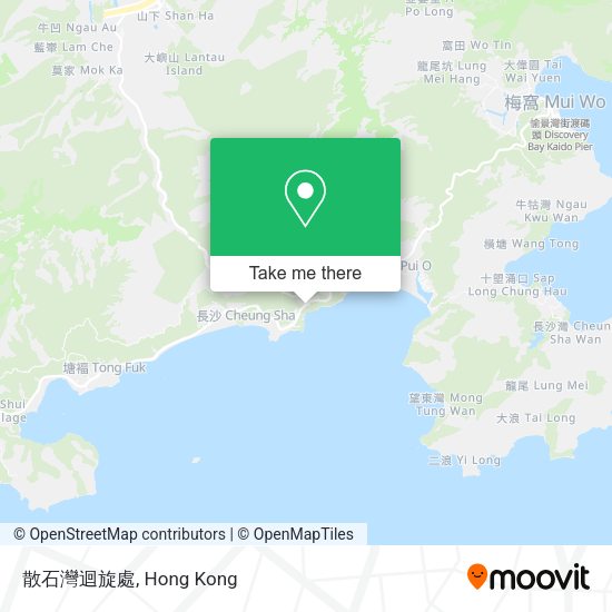 散石灣迴旋處 map
