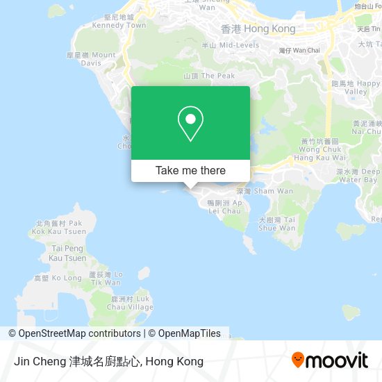 Jin Cheng 津城名廚點心地圖